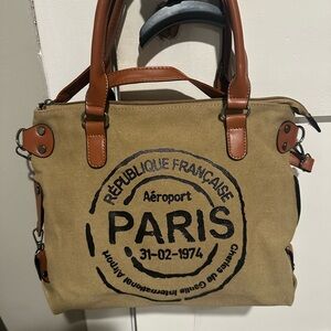 Aéroports de Paris Canvas Handbag